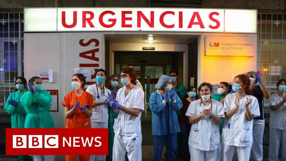 Coronavirus: Spanish deaths fall for fourth consecutive day – BBC News