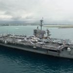 Navy carrier sidelined by coronavirus back operating in Pacific