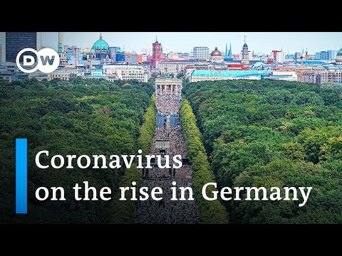 Berlin police break up protest against coronavirus restrictions | DW News