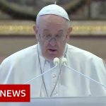 Coronavirus: Pope Francis delivers mass behind closed doors – BBC News