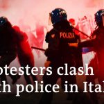 Violent protests erupt in Italy over coronavirus restrictions | DW News