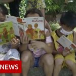 Mobile libraries in Philippines get schoolchildren through Covid closures – BBC News