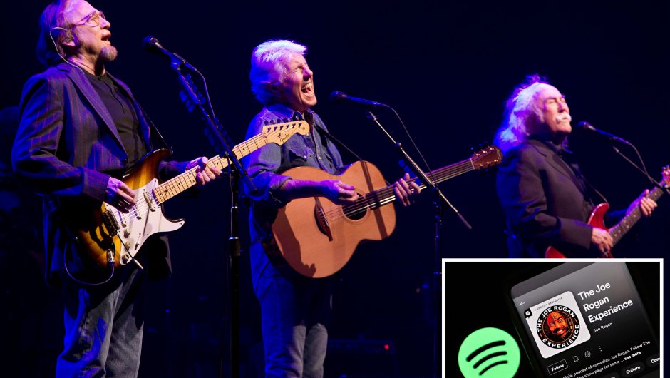 Crosby and Stills join Spotify protest over Joe Rogan’s COVID-19 ‘disinformation’