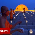 Buddha Day celebrated in-person for first time since Covid  – BBC News