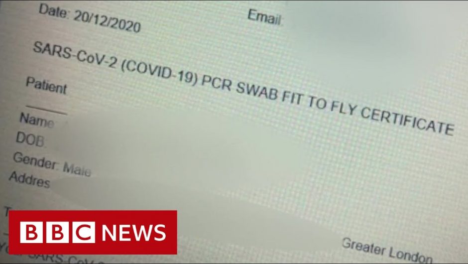 Fake Covid-19 test certificates sold by criminals, Europol says – BBC News