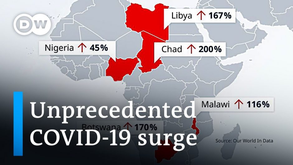 At least 1 million new COVID-19 cases in Africa in one month | DW News