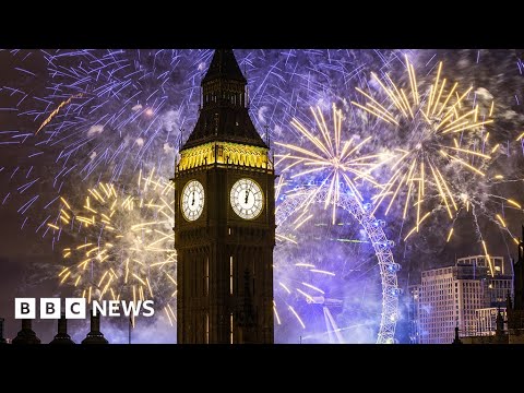 Countries around the world celebrate the New Year after Covid lull – BBC News